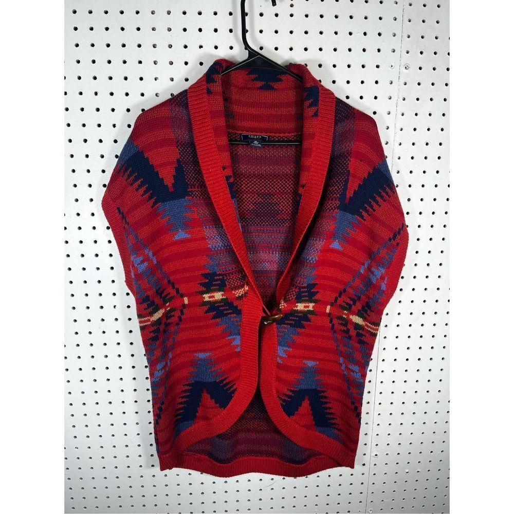 Chaps denim sweater